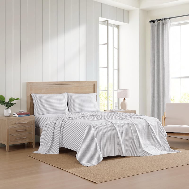 Tommy Hilfiger Printed Cotton Percale Sheet Set