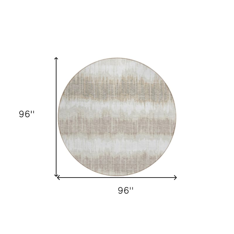 HomeRoots Striped Transitional Rectangle Outdoor Rug