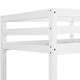 preview thumbnail 18 of 18, White Twin Size Solid Wood Loft Bed with Convertible Desk & Drawers