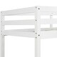 preview thumbnail 18 of 18, White Twin Solid Wood Loft Bed with Desk, Drawers, Guardrails, and Cushions