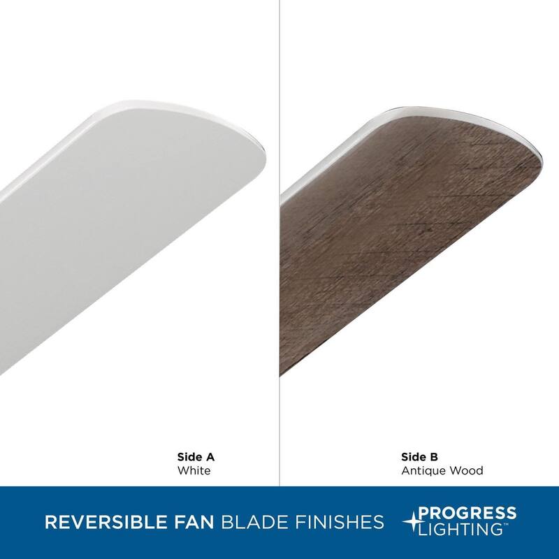 AirPro 52 in. White 5-Blade Rated AC Motor Ceiling Fan - 52 in x 52 in x 12.5 in