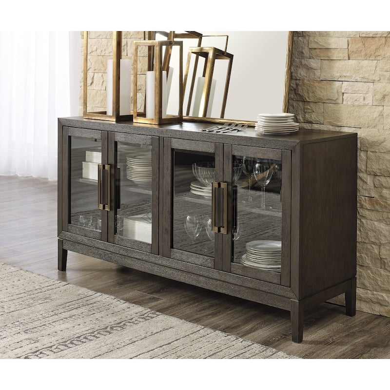 Signature Design by Ashley Burkhaus Dark Brown 10-Piece Dining Package