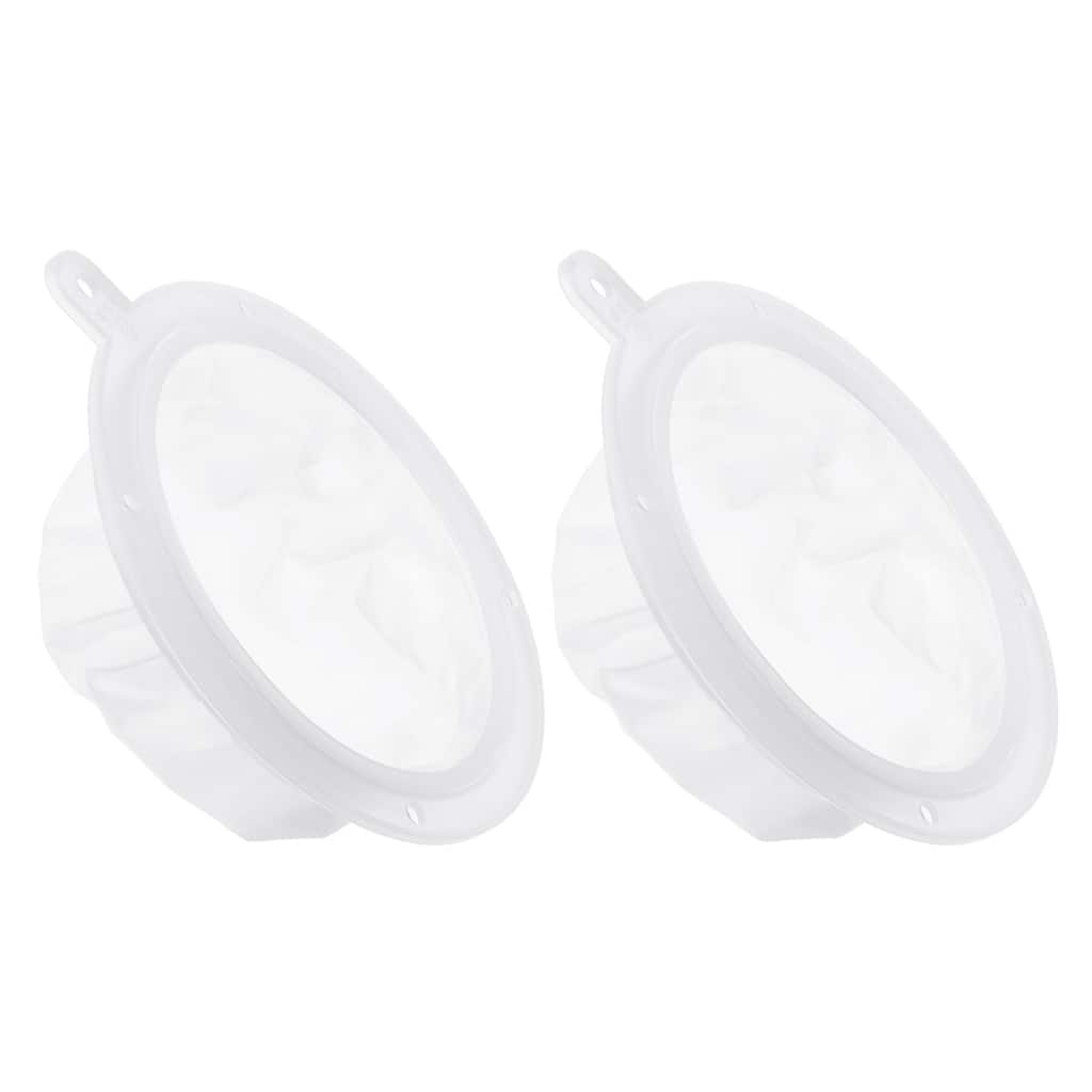 2Pcs 5.4" O.D. 120 Mesh Food Filter Strainer Fine Mesh Filters Strainers White