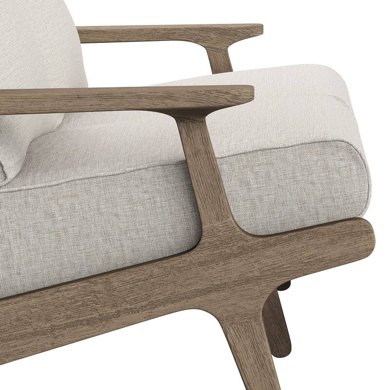 Saratoga Outdoor Patio Teak Wood Loveseat