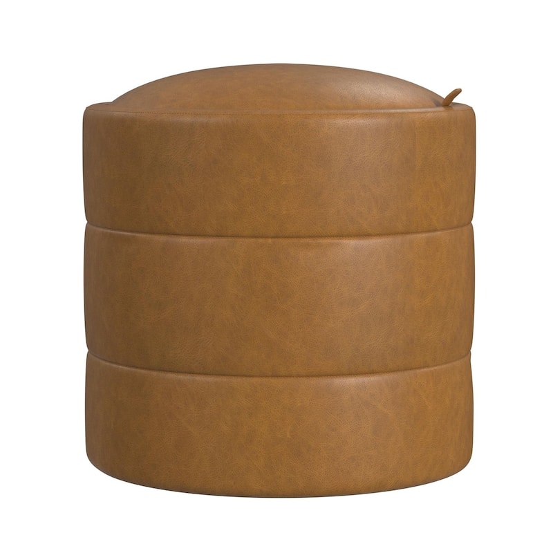 HomePop Storage Round Ottoman