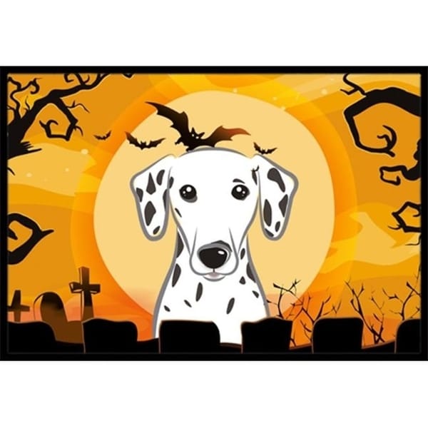 Carolines Treasures BB1768MAT Halloween Dalmatian Indoor & Outdoor Mat 18 x 27 in.