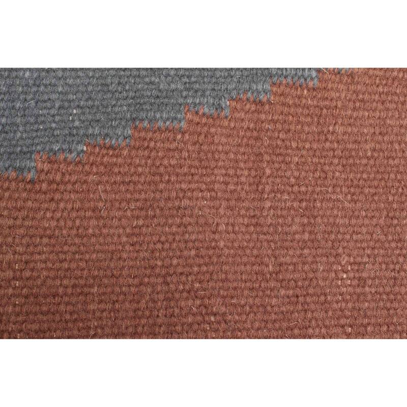 ECARPETGALLERY Flat-Weave Ankara FW Cream Wool Kilim - 3'11 x 5'10