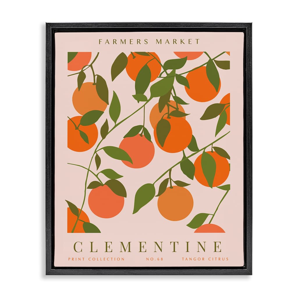 Stupell Clementine Gallery Print Framed Floater Canvas Wall Art Design By Kamdon Kreations