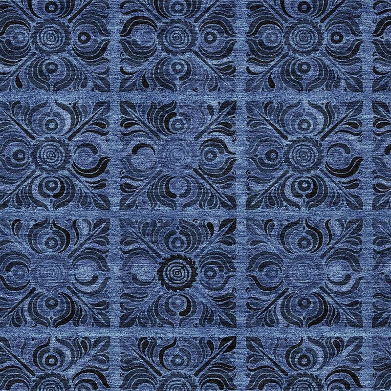HomeRoots Medallion Transitional Rectangle Outdoor Rug