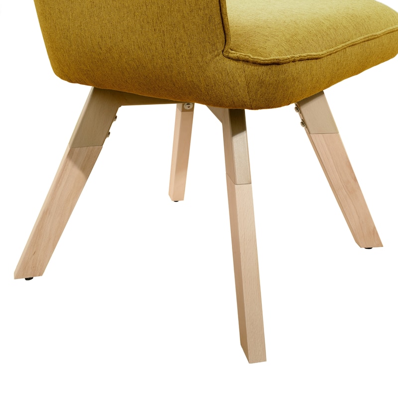 Art Leon Swivel Fabric Dining Arm Chair (Set of 2)