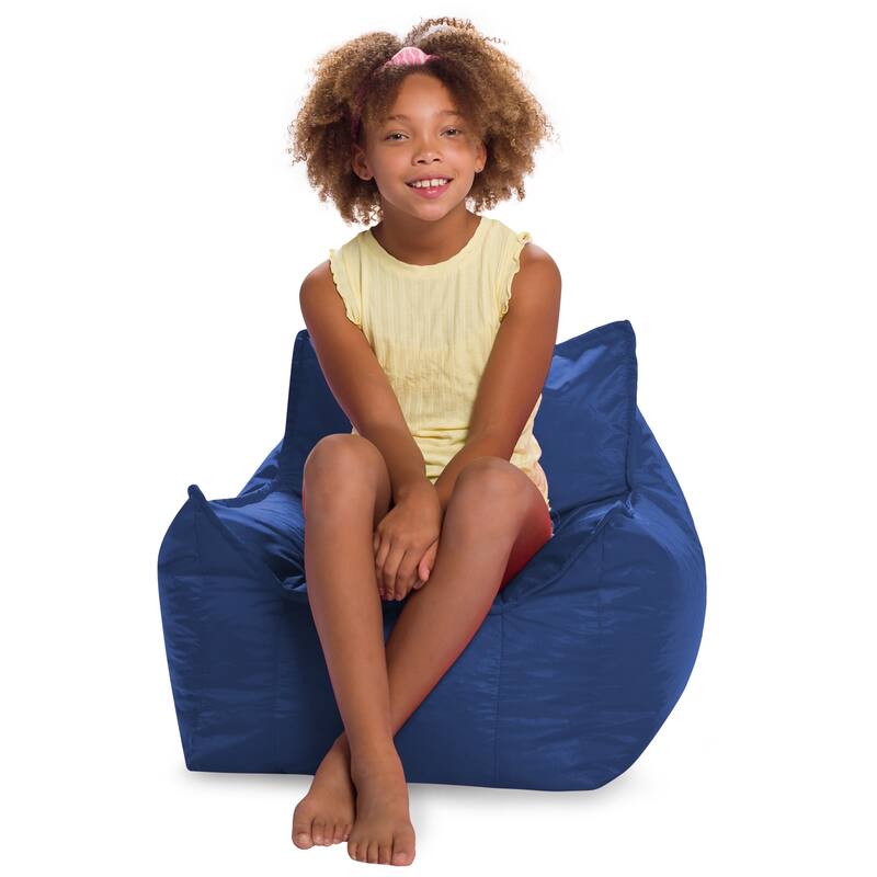 Bean Bag Chair for Kids, Teens and Adults, Comfy Chairs for your Room - Newport Chair - Navy Blue