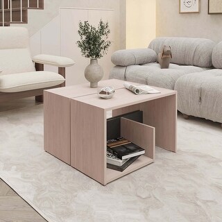 Black Coffee Table with Open Storage - Bed Bath & Beyond - 42224785