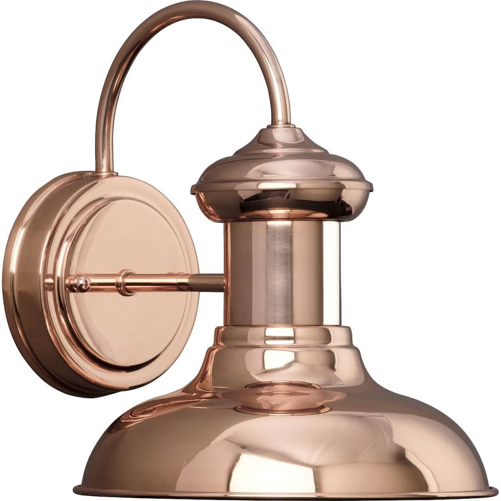Brookside Collection 8" One-Light Vintage Small Wall Lantern - 10" x 8.125" x 9.875"