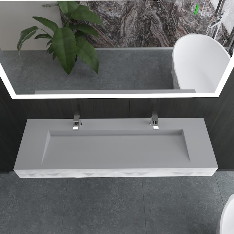 Knightsbrook 36"&60" Floating Wall Mounted Bathroom Sink