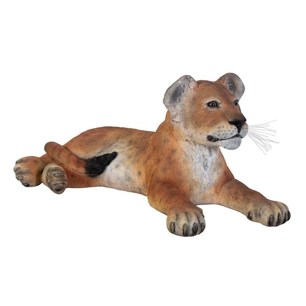 Design Toscano The Grand-Scale Lion Cub Statue: Lying Down