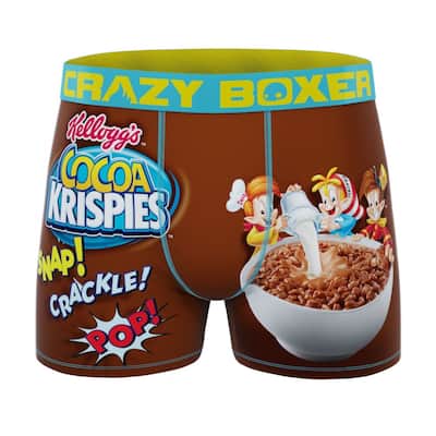 Crazy Boxer Kelloggs Cocoa Rice Krispies Mens Boxer Briefs