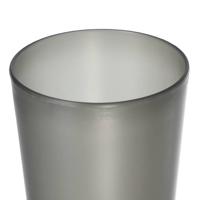 2pcs Bathroom Toothbrush Tumblers Cup PP Toothbrush Cup Gray Black 4.52"x3.03" - Gray Black