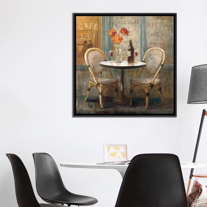 iCanvas "Meet Me at Le Cafe I" by Danhui Nai Framed Canvas Print