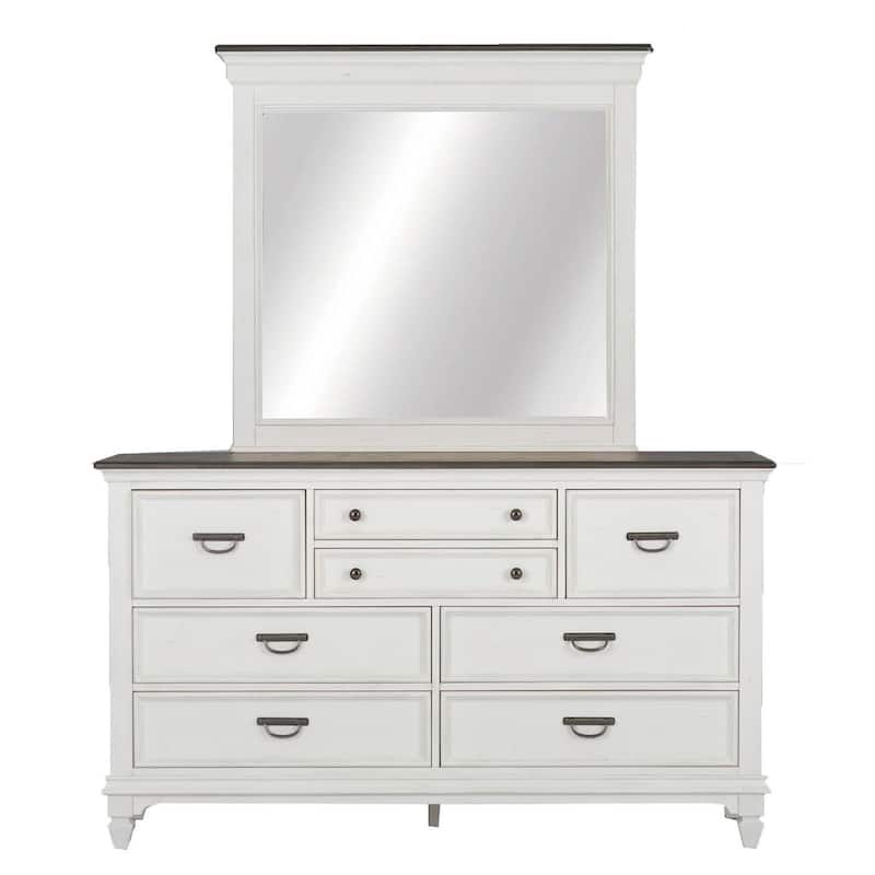 Liberty Furniture Allyson Park Panel Bed, Dresser & Mirror, Chest, Night Stand - Various Sizes