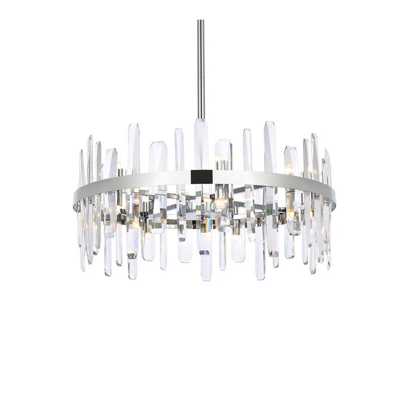 Indigo Home 25 inch crystal round pendant