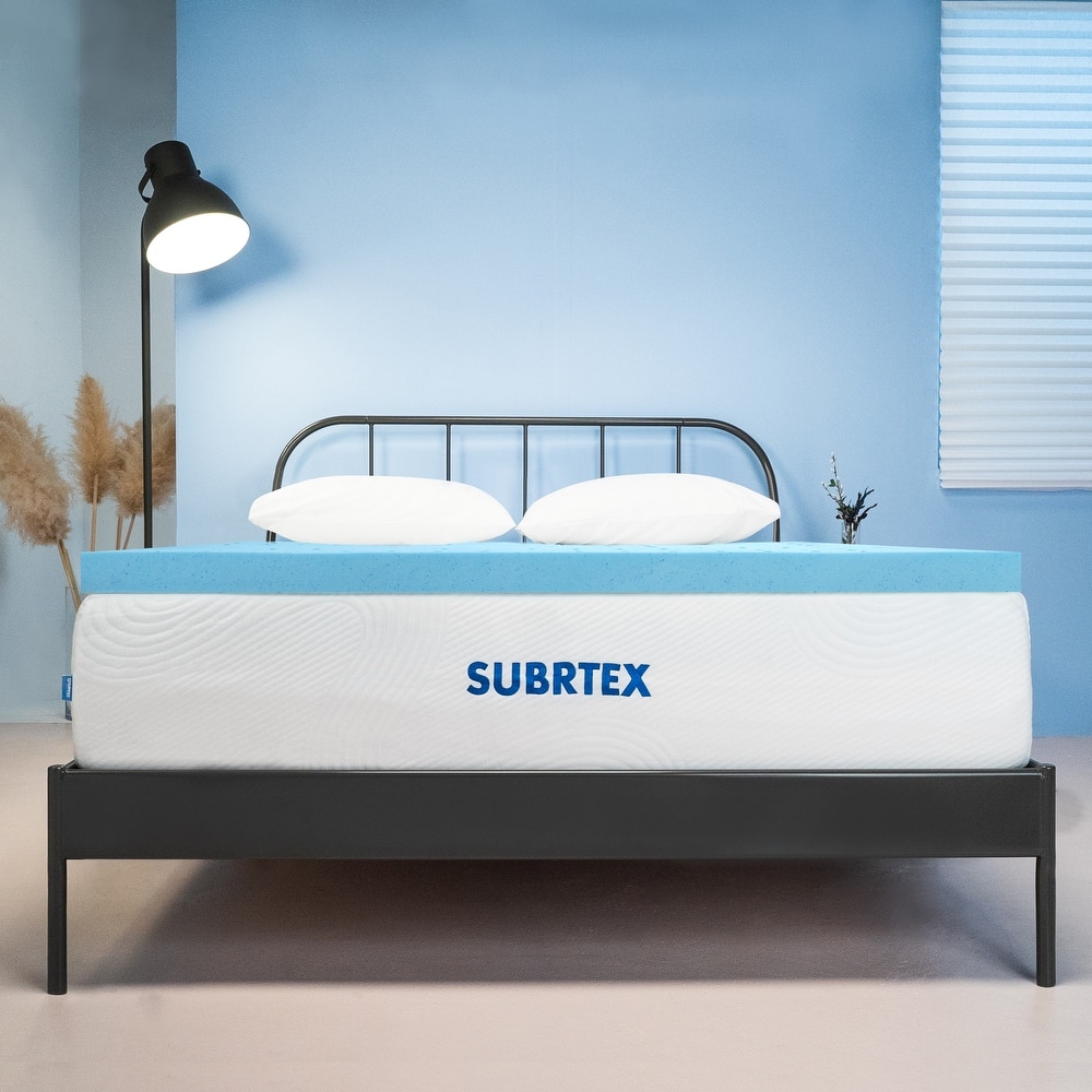 Subrtex Comfort 3 Inch Gel Memory Foam Topper