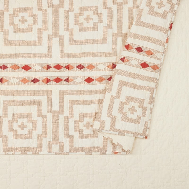 Hypnotic Cream 3-Piece Quilt Set by Jungalow