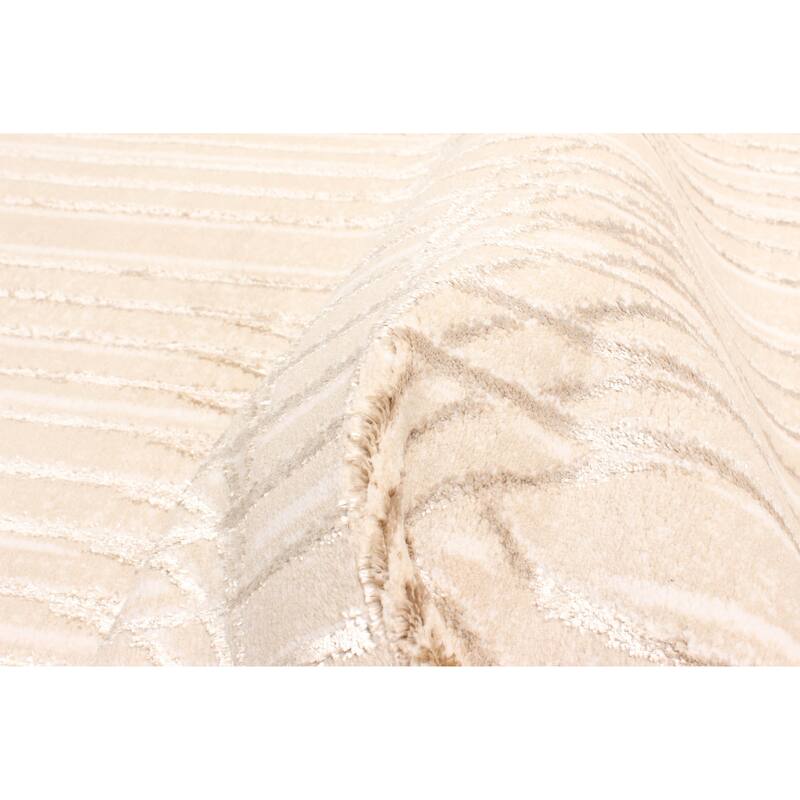 ECARPETGALLERY Machine Made Blythe Beige Area Rug