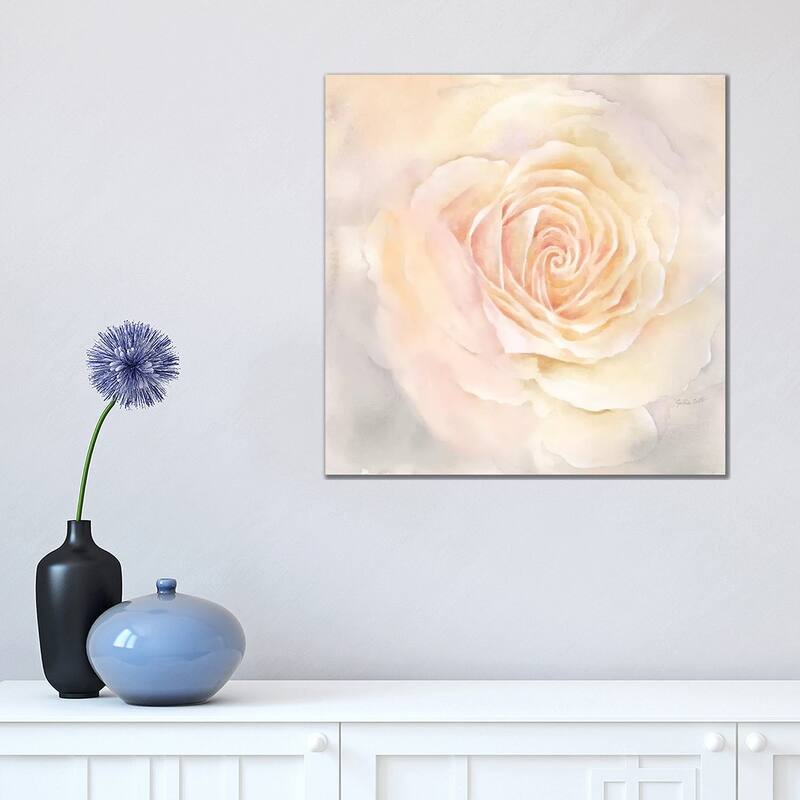 iCanvas "Blush Rose Closeup III" by Cynthia Coulter Canvas Print - 18x18x1.5