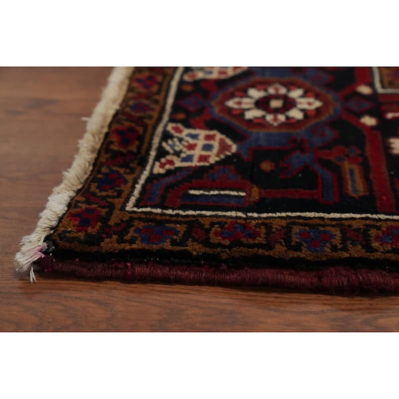 Hand Knotted Oriental 100% Wool Carpet Traditional Medallion Red Heriz Area Rug - 10' 9'' X 7' 11''