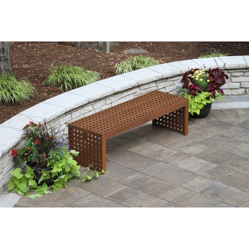 Eilaf Checkerboard Oversized Bench - N/A