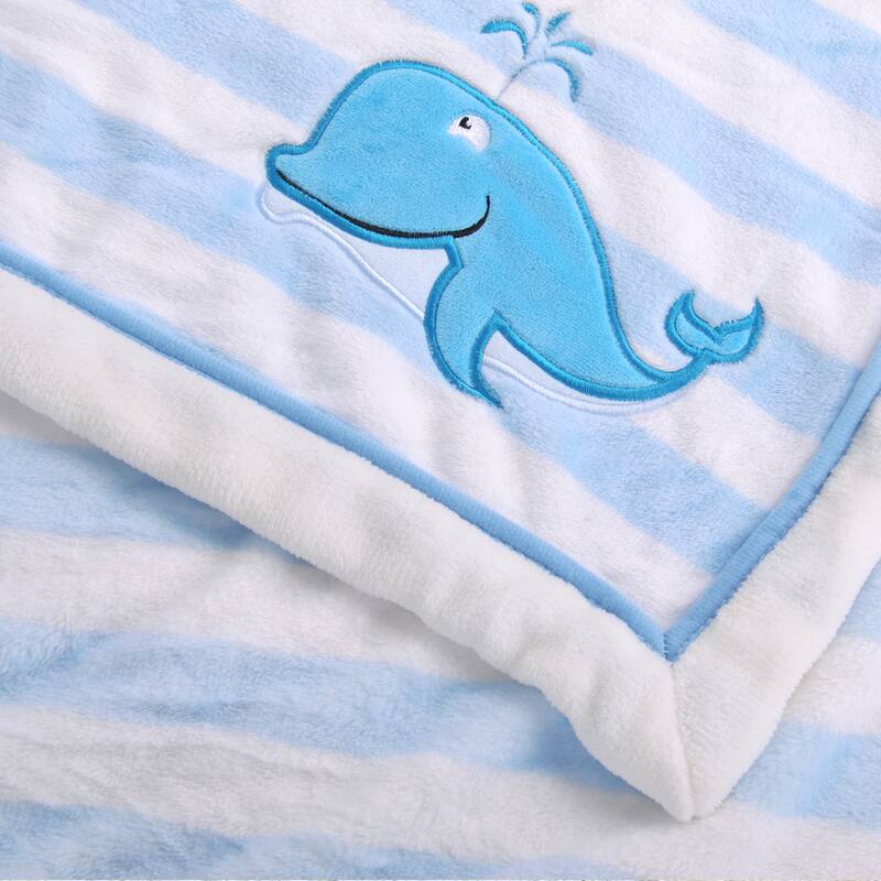 BOON Super Cute Cartoon Flannel Fleece Ultra Soft Baby Throw Blanket