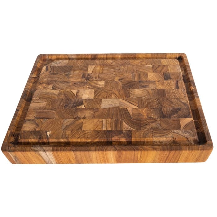 Nordic Adobe Checkered Cutting Board and Butcher Block - 15" - 15" L x 11.81" W x 1.9" H
