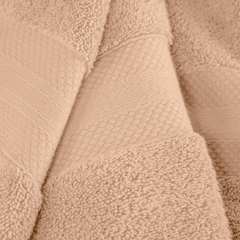 Superior Turkish Cotton Solid Heavyweight Bath Towel Set of 2