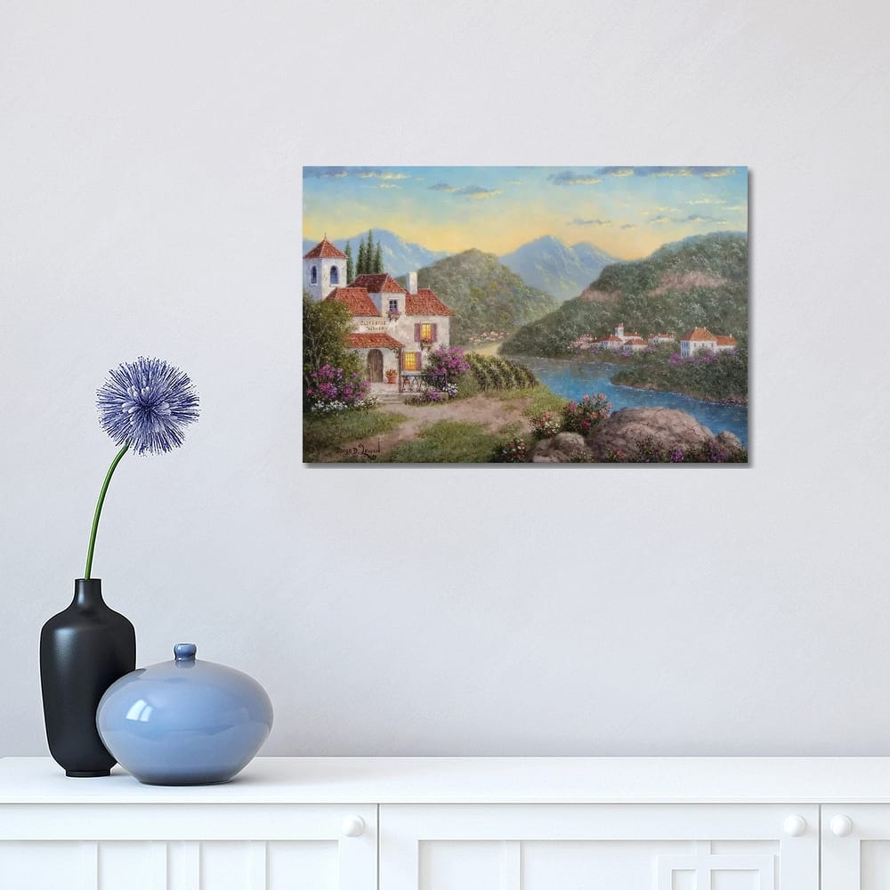 iCanvas "Cliffside Winery" by Dennis Lewan Canvas Print