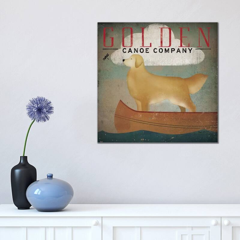 iCanvas "Golden Canoe Co. " by Ryan Fowler Canvas Print - 18x18x1.5
