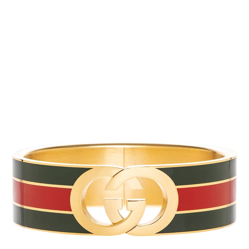 Gucci Interlocking Bangle Bracelet