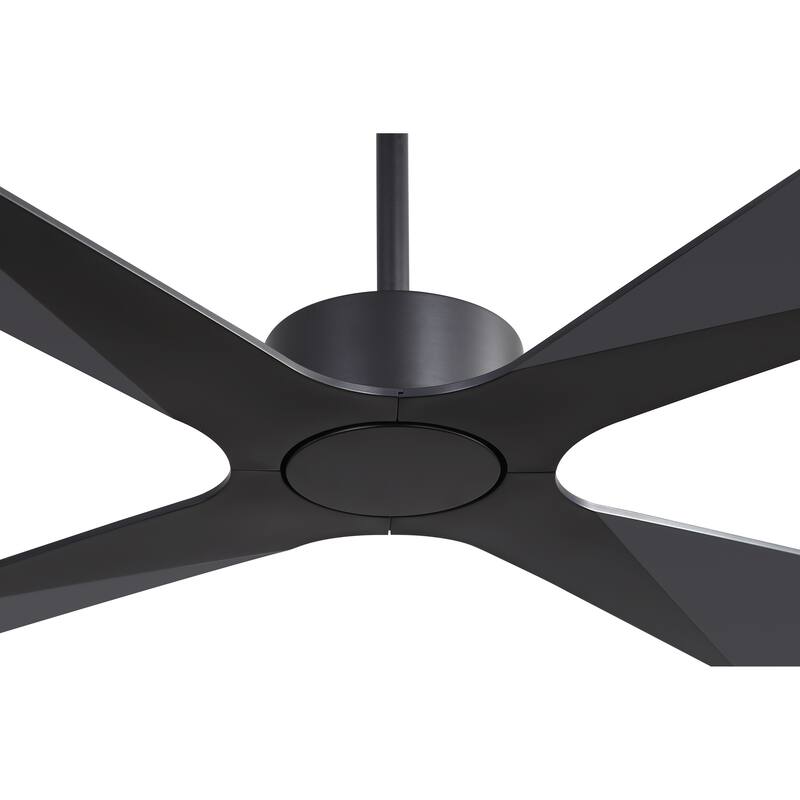MLiAN 64 In. 4 -ABS Blades Wet Rated Outdoor Ceiling Fan with Remote
