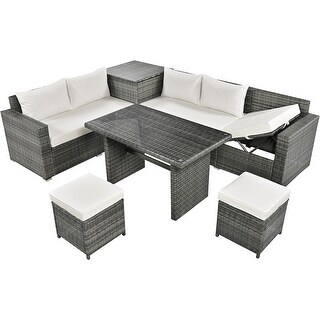 Patio Conversational Set with Storage - Bed Bath & Beyond - 40384710