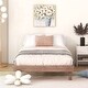 preview thumbnail 3 of 6, Twin Size Floating Platform Bed Frame with Modern Design and Sturdy Construction
