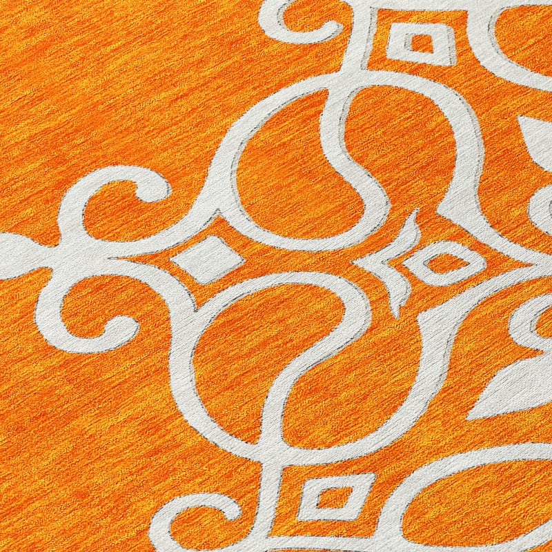 Machine Washable Indoor/ Outdoor Chantille Bold Medallions Rug