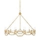 preview thumbnail 1 of 2, Hinkley Lighting 45786 Leona 12 Light 45" Wide Taper Candle Style Distressed Brass
