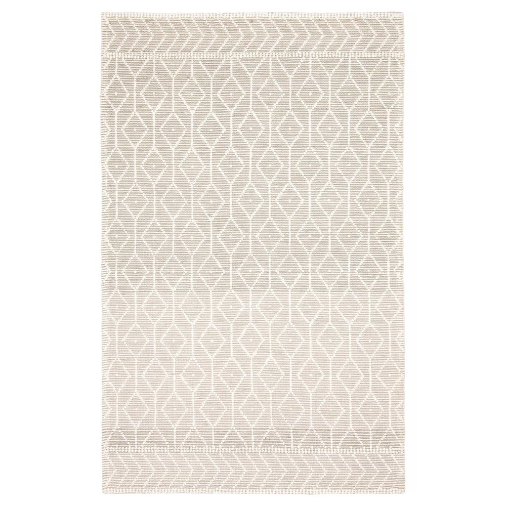 ECARPETGALLERY Braid weave Sienna Grey Wool Rug - 5'1 x 8'1