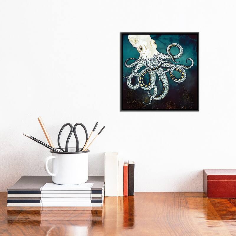 iCanvas "Underwater Dream VII" by SpaceFrog Designs Framed