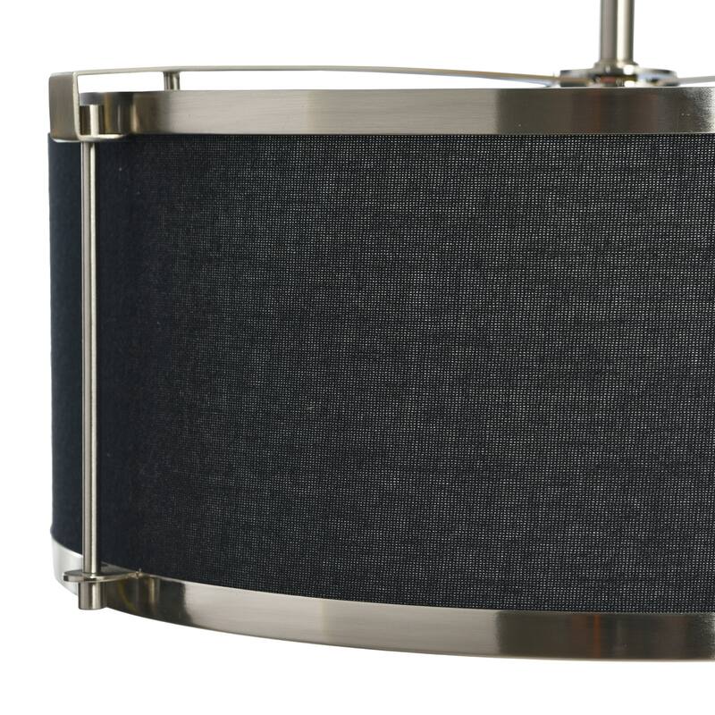 Robert Stevenson Lighting Harrison - Metal Ceiling Light with Linen