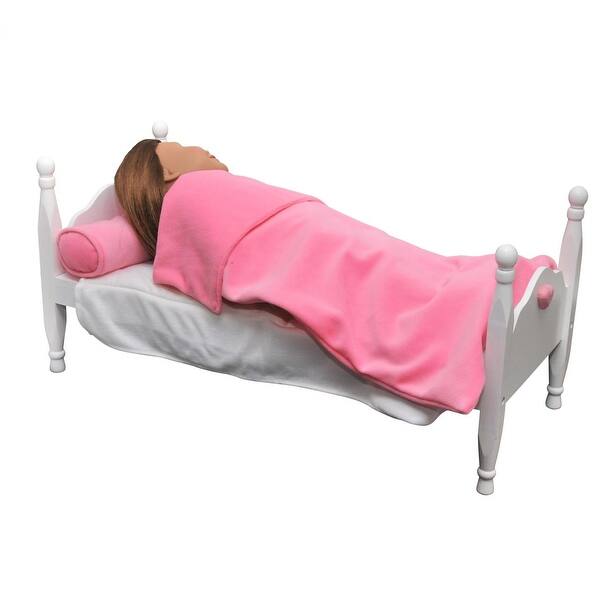 Shop White Single Stacking 18 Inch Doll Bed Bedroom
