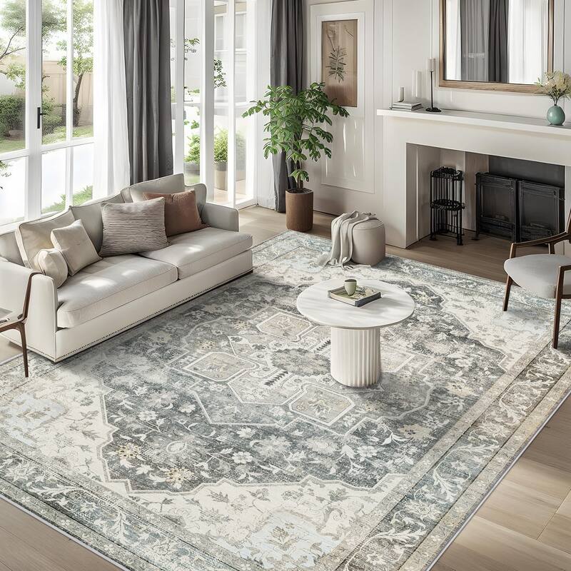 Bohemian Faux Cashmere Rug