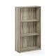 preview thumbnail 1 of 14, Furinno 99736 Basic 3-Tier Bookcase Storage Shelves