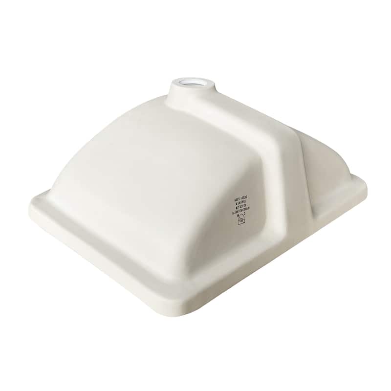 Lyon Rectangular Ceramic Undermount Bathroom Sink with Overflow - 20.9"L x 14.8"W