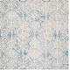 preview thumbnail 95 of 104, SAFAVIEH Handmade Blossom Mahalia Modern Floral Wool Rug 6' x 6' Square - Blue/Ivory