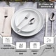 preview thumbnail 11 of 23, 20 Piece Silverware Flatware Set Stainless Steel Utensils Cutlery Set - Service for 4 - Dishwasher Safe
